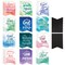 Faithful Finds Christian Magnetic Bookmarks Bulk 72-Pack - 1 x 1 in, Multi-Colored Polypropylene - 12 Watercolor Verse Designs & Magnetic Bible Verse Markers for Bible Study Supplies